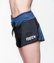 Load image into Gallery viewer, Two tone shorts - Blue and Black